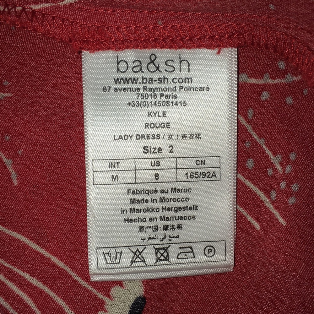 ba&sh Kyle Dress - Rouge - Picture 6 of 6